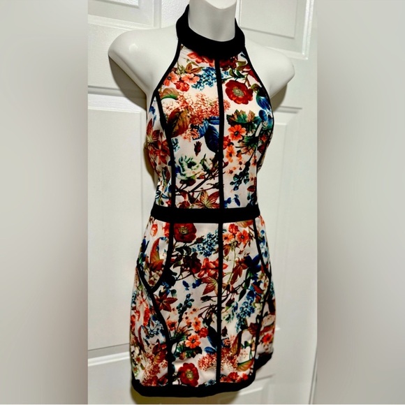 Floral Halter Dress - Picture 1 of 2